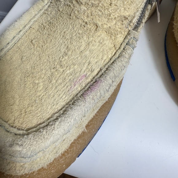 Burberry Tan Loafers with Zipper Accent - Picture 3 of 15